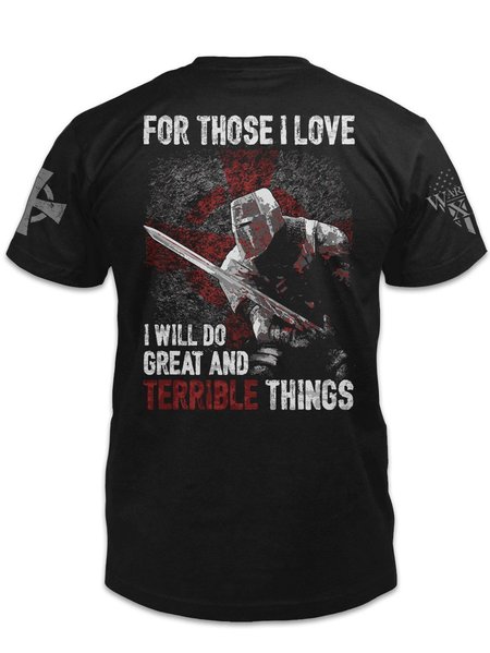 

Casual Cotton T-Shirts for Men, Black, T-shirt