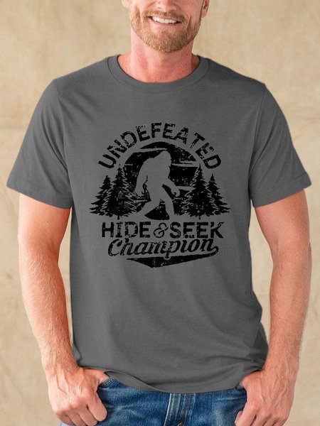 

Undefeated Hide and Seek Champion Men's Graphic Tee, Deep gray, T-shirts