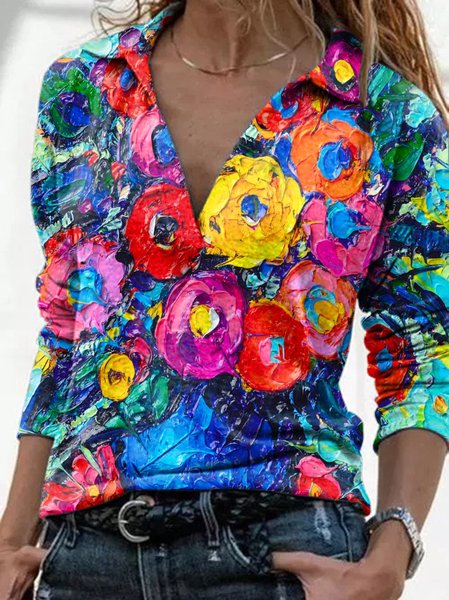

V Neck Cotton-Blend Sweatshirts & Hoodies, Color, Sweatshirts & Hoodies