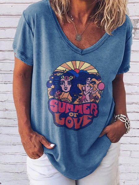 

Summer Of Love Tee, Blue, T-shirts