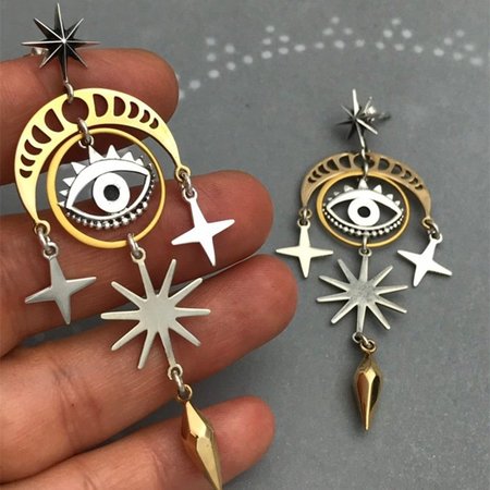 

Vintage Clothing Accessories, Black, Earrings