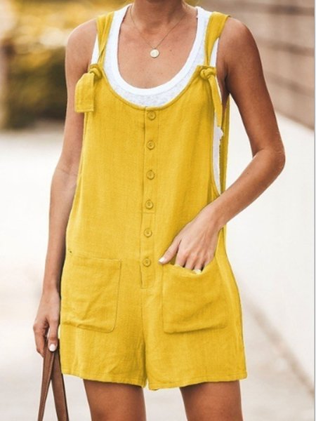 

Casual Pants, Yellow, Jumpsuits & Rompers