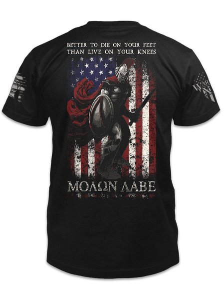 

Casual Cotton Printed T-shirt, Black, T-shirt