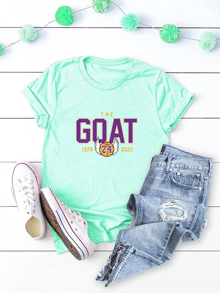 

The Goat 1978 24 2020 Graphic Tee, Mint, T-shirts