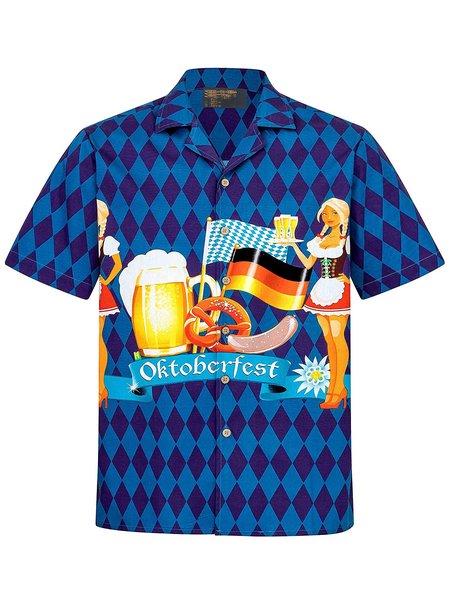

Casual Cotton-Blend Square Neck Shirts & Tops, Blue, Shirts