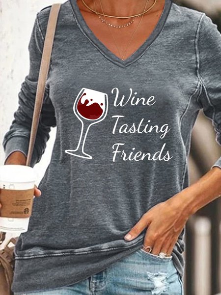 

Wine Tasting Friend Women's Sweatshirt, Grey, Hoodies&Sweatshirts
