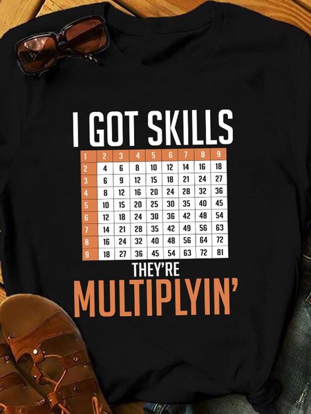 

I Got Skills They’re Multiplyin Women's T-shirt, Black, T-shirts