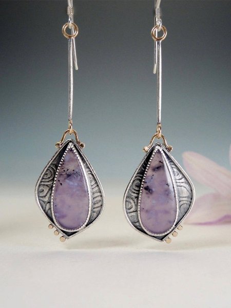 

Gorgeous Earrings, Purple, Earrings