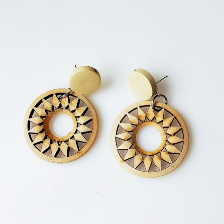 

Casual Earrings, Yellow, Earrings