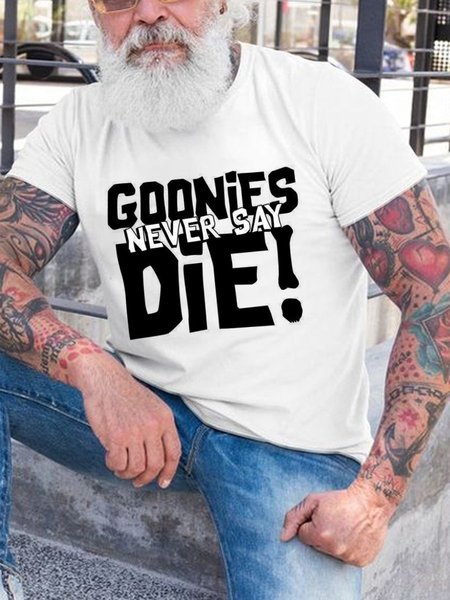 

Goonies Never Say Die Shirt & Top, White, T-shirts