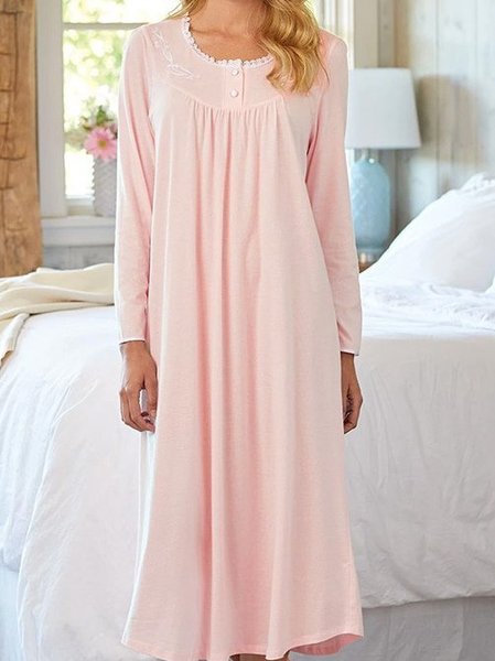 

Cotton Bateau/boat Neck Casual Shirts & Tops, Pink, Winter Clearance