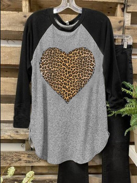 

Letter Printed Long Sleeve Casual Shirts & Tops, Black, Winter Clearance