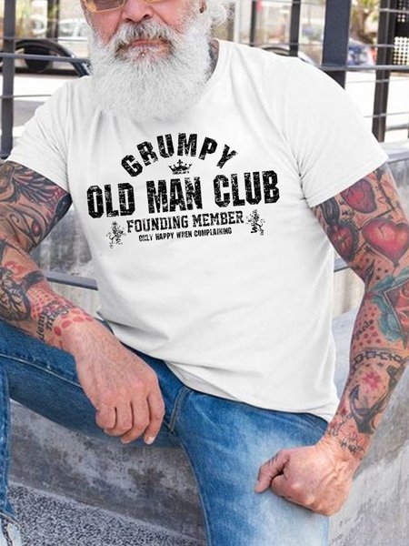 

OLD MAN CLUB Shirt, White, T-shirts