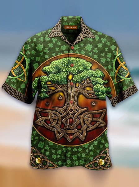 

Vintage Abstract Shirts & Tops, Green, Blouses&Shirts