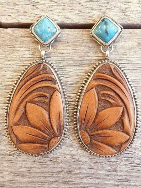 

Alloy Earrings, Green, Accessories