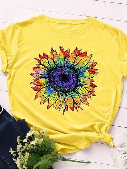 

Casual Cotton-Blend Shirts & Tops, Yellow, Tops