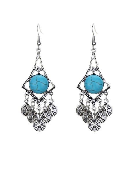 

Casual Earrings, Blue, Earrings