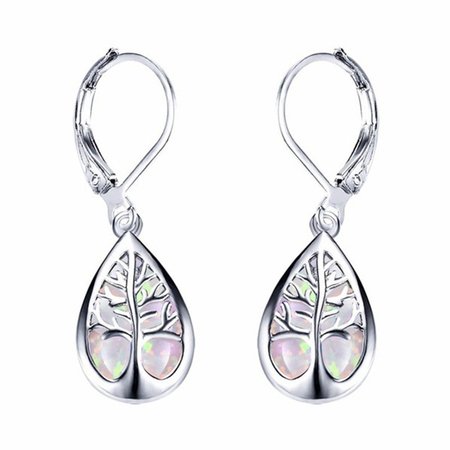 

Casual Earrings, White, Accessories