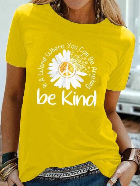 

Camicie & Top Casuale Maniche Corte, Giallo, T-Shirts
