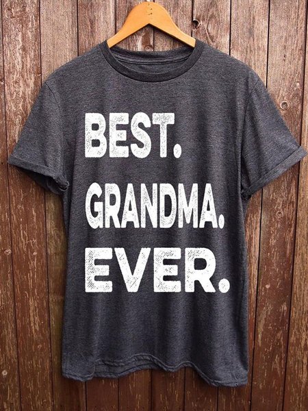 

BEST GRANDMA EVER Shirt & Top, Black, T-shirts