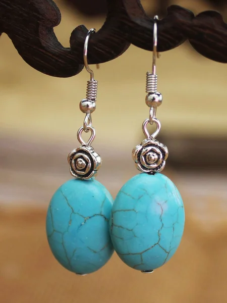 

Vintage Earrings, Blue, Accessories