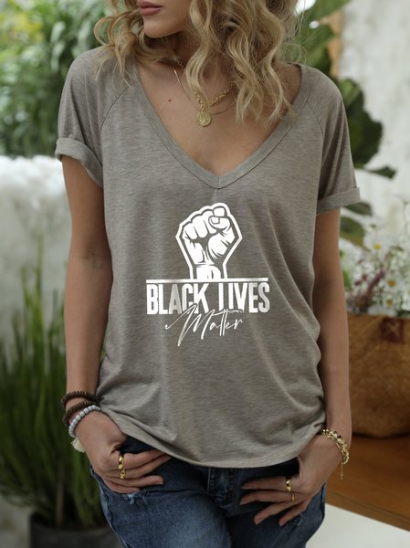 

Black Lives Matter Movement Shirt, Gray, T-shirts