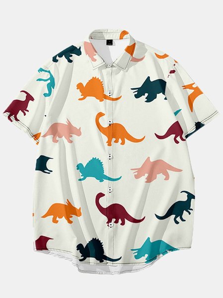 

Cotton-Blend Shirt Collar Shirts & Tops, White, Shirts