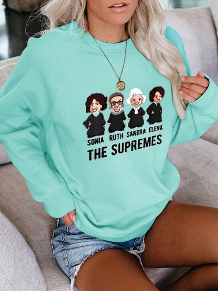 

Supreme Court Women Sweatshirt, Green, Hoodies&Sweatshirts