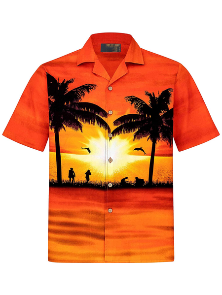 

Casual Abstract Shirts & Tops, Orange, Winter Clearance