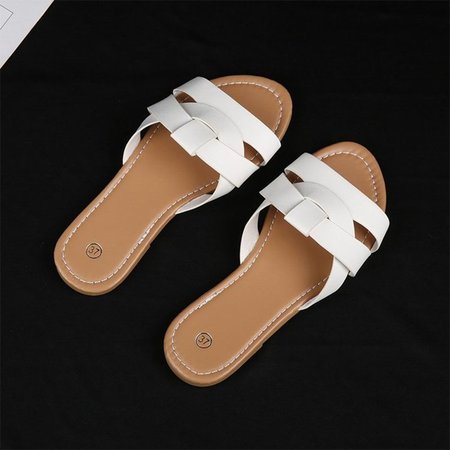 

Vintage Romano Scarpe Casuale Sandali, Bianco, Slippers
