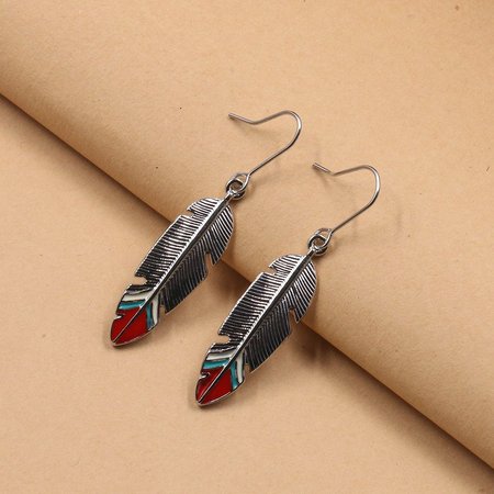 

Alloy Earrings, Red, Earrings