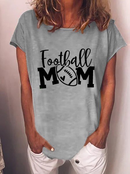 

Football Mom Women's T-Shirt, Grey, T-shirts