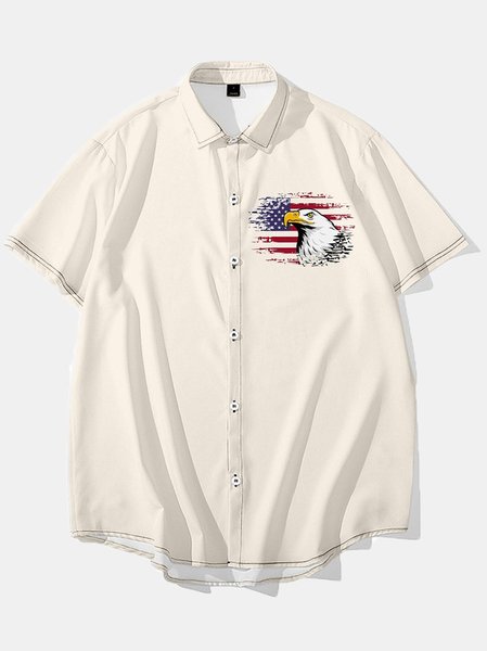 

Casual Printed Shirts & Tops, Pink, Short Sleeves Shirts