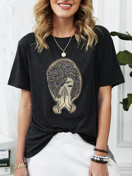 

Short Sleeve Casual Shirt, Black, T-shirts