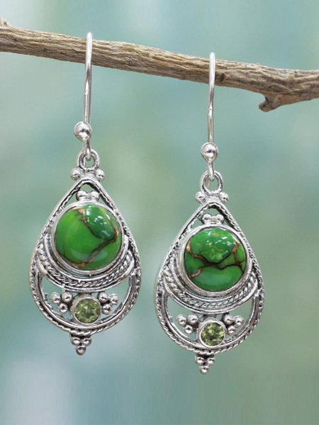 

Vintage Earrings, Green, Earrings