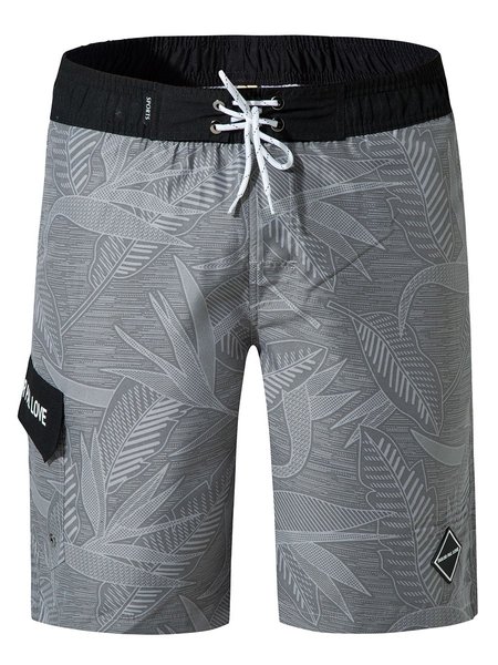 

Mens Hawaii Holiday Pants, Gray, Shorts