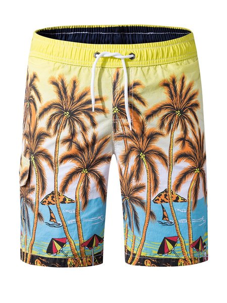 

Casual Casual Pants, Yellow, Men's shorts