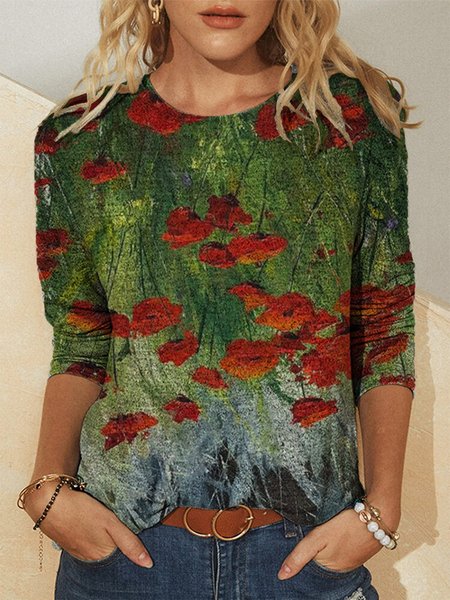 

Long Sleeve Vintage Tops, Color, Tops
