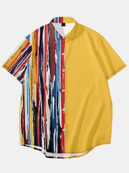 

Casual Shirts & Tops, Yellow, Men's Floral shirt