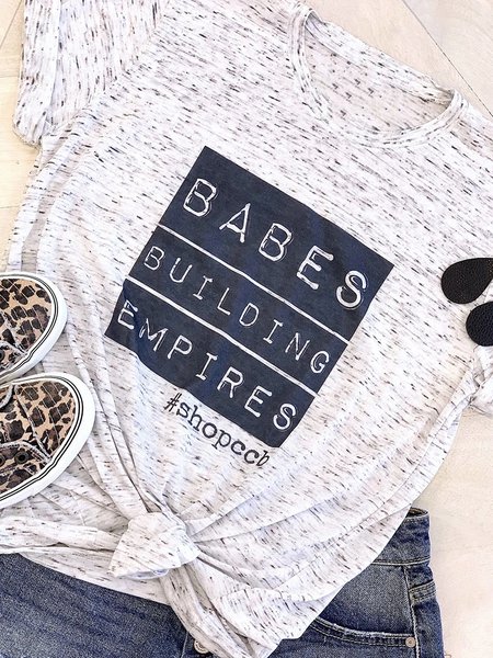 

Babes Build Empires Women's Tee, Light gray, T-shirts