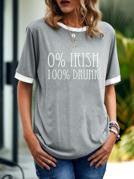 Irish And Drunk Women's T-Shirt, Grey, T-shirts