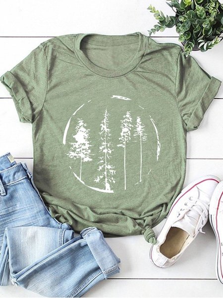 

Simply Pine Graphic Tee, Army green, T-shirts