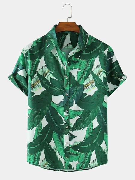 

Cotton-Blend Shirts & Tops, Color1, Men's Floral shirt