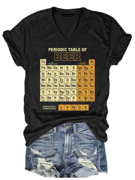 

Black Periodic Table of Beer T-shirt, T-shirts