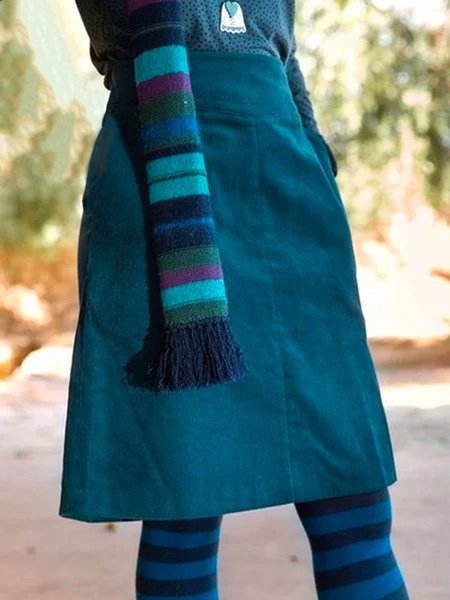 

Blue Casual Shift Skirts, Bottoms