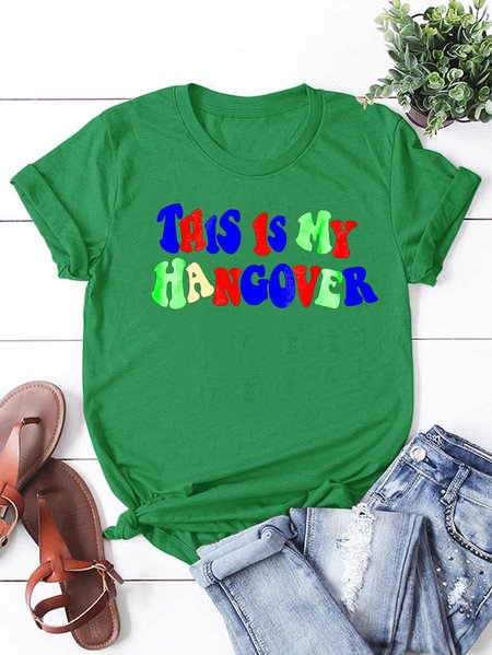 

This is My Hangover Women's T-shirt, Grass green, T-shirts