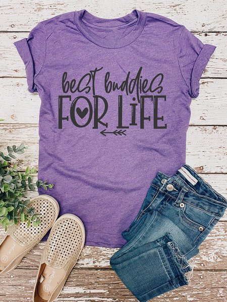 

Best Buddies For Life Graphic Tee, Purple, T-shirts