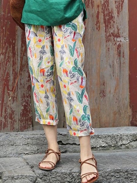 

Casual Pants, Yellow, Tops