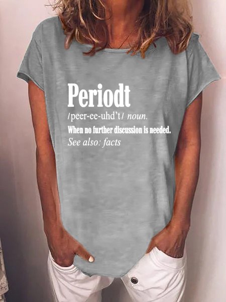 

Periodt Definition Shirt, Gray, T-shirts