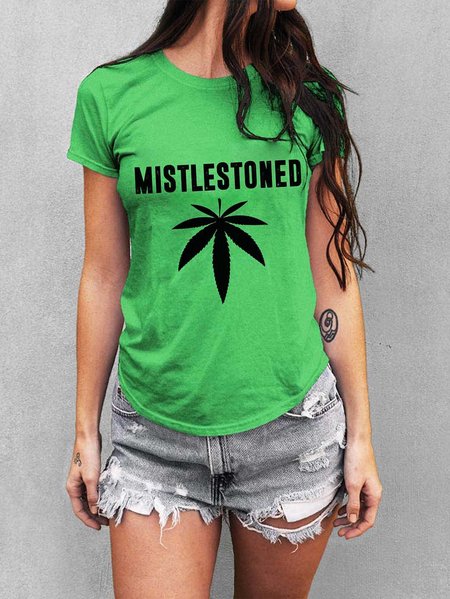 

Weed Leaf T-Shirt, Grass green, T-shirts